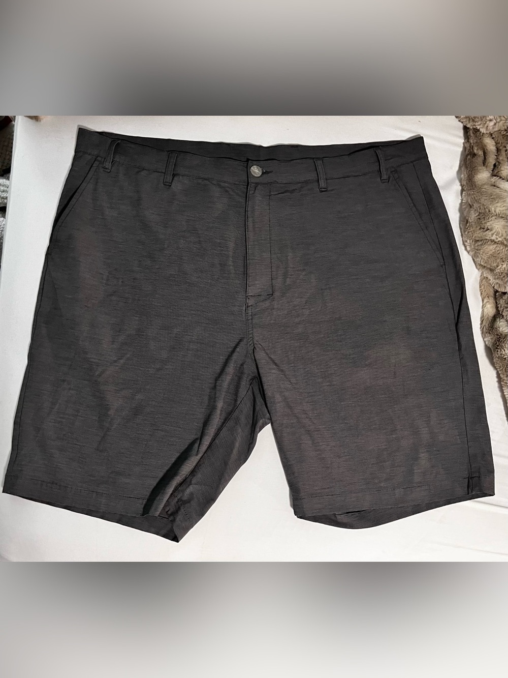 Callaway Men's Black Flat-Front Performance Shorts